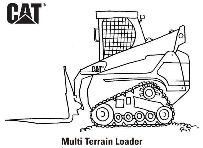 Loader bobcat clipart skid coloring pages clip cliparts library clipground