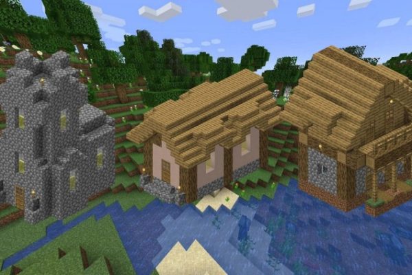 Minecraft village house design