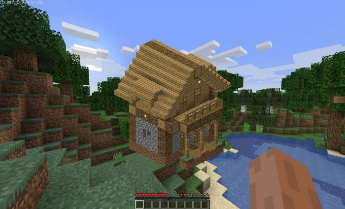 Minecraft village house design