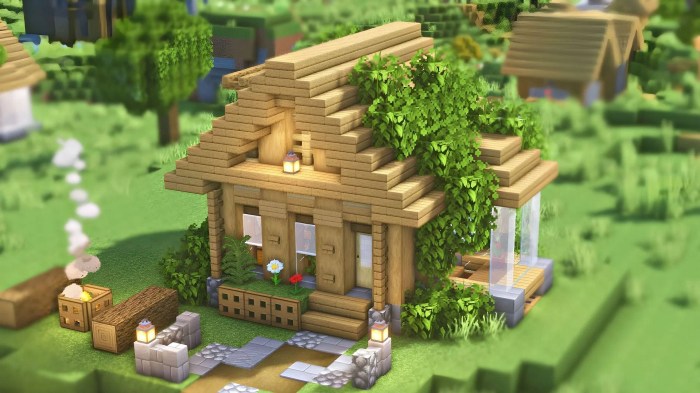 Minecraft small house design