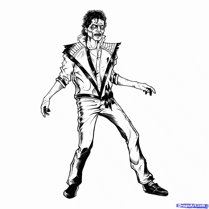 Coloring pages michael jackson