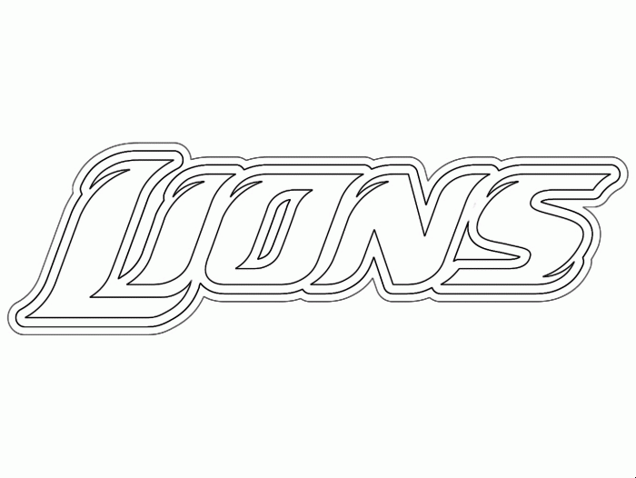 Lions coloring page