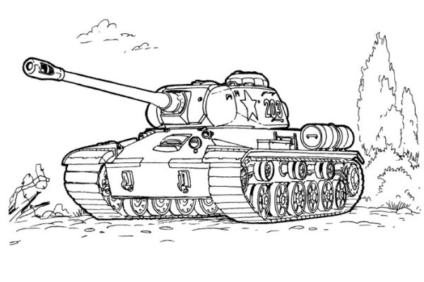 Military coloring pages for kids