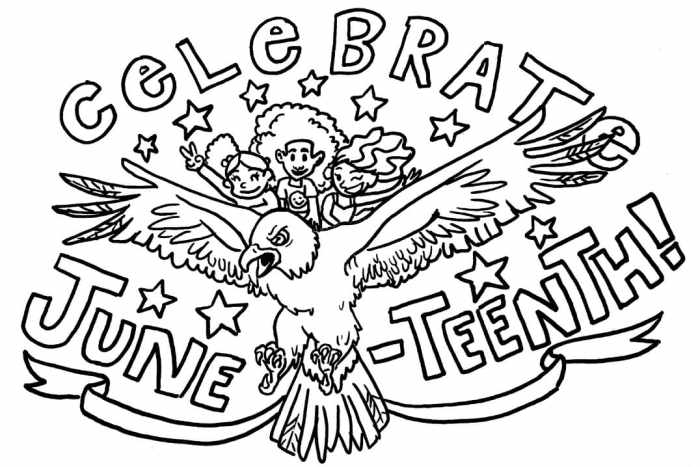 Free printable juneteenth freedom day juneteenth coloring pages