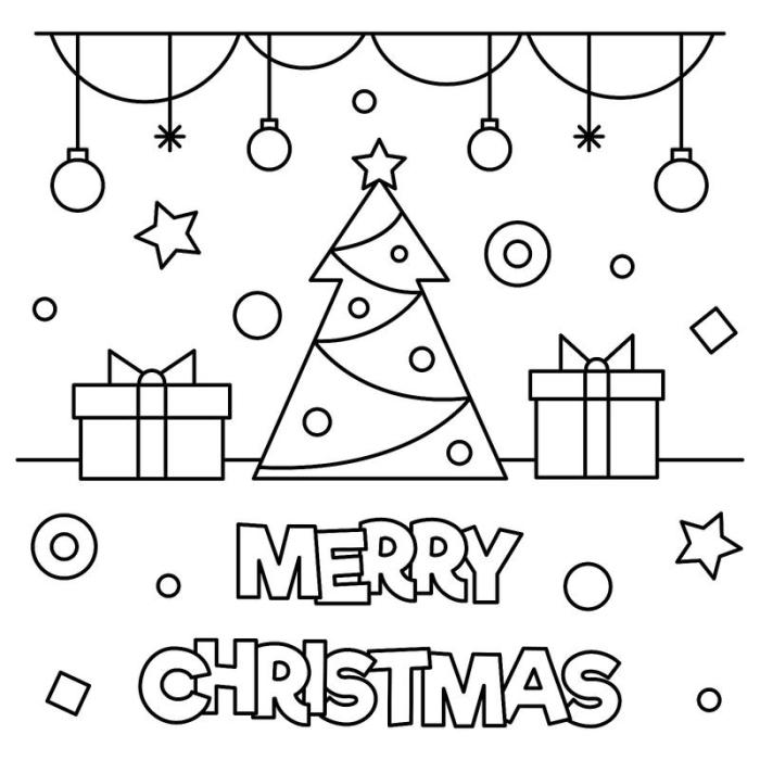 Free coloring pages printable christmas