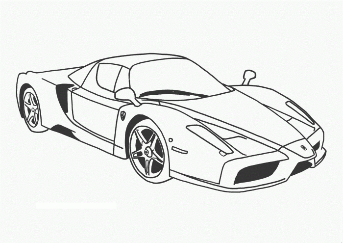 Free car coloring pages