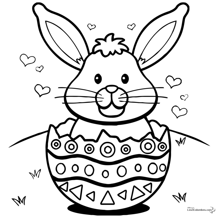 Easter coloring pages kids