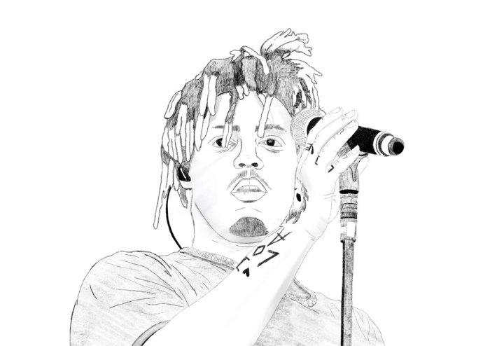 Juice wrld coloring pages