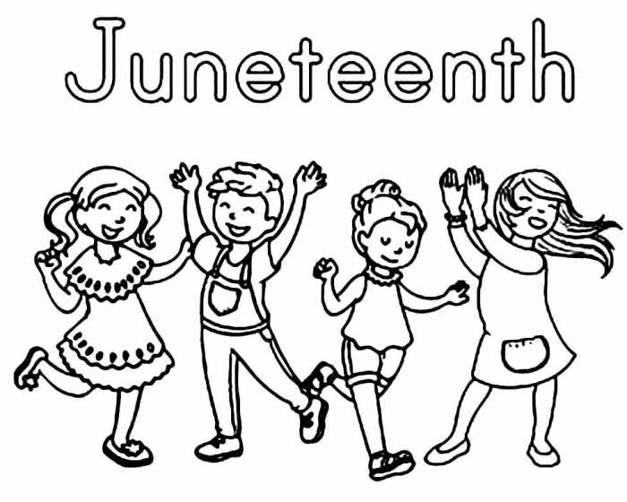 Free printable juneteenth freedom day juneteenth coloring pages