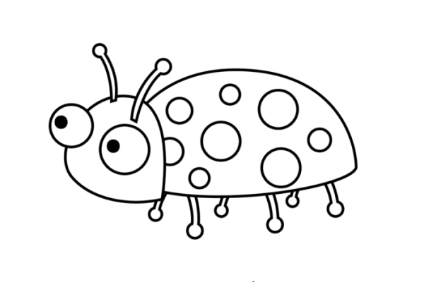 Simple kids coloring pages