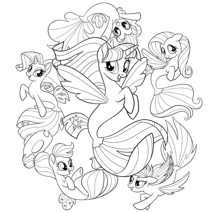 Friendship is magic coloring pages