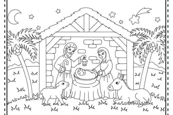 Free christmas coloring pages for kids