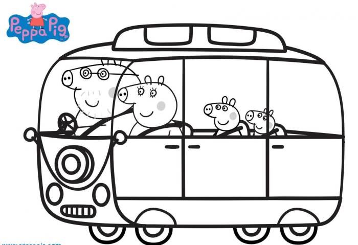 Coloring pages peppa