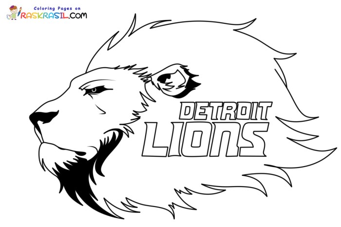 Lion coloring kids pages print children animals