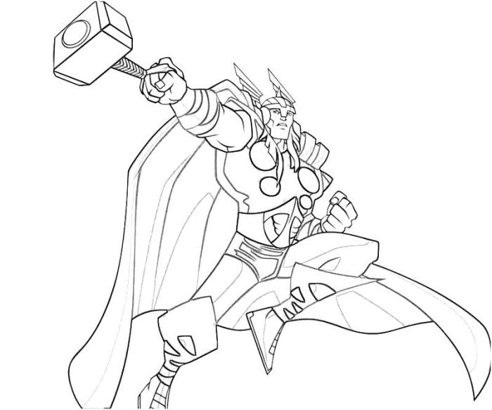 Thor coloring pages