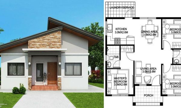 Small bungalow house design