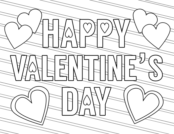 Cute valentines coloring pages