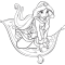 Jasmine the Princess Coloring Pages A Creative Exploration