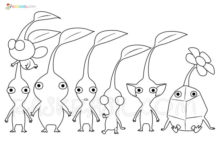 Pikmin coloring pages olimar color printable getdrawings print getcolorings