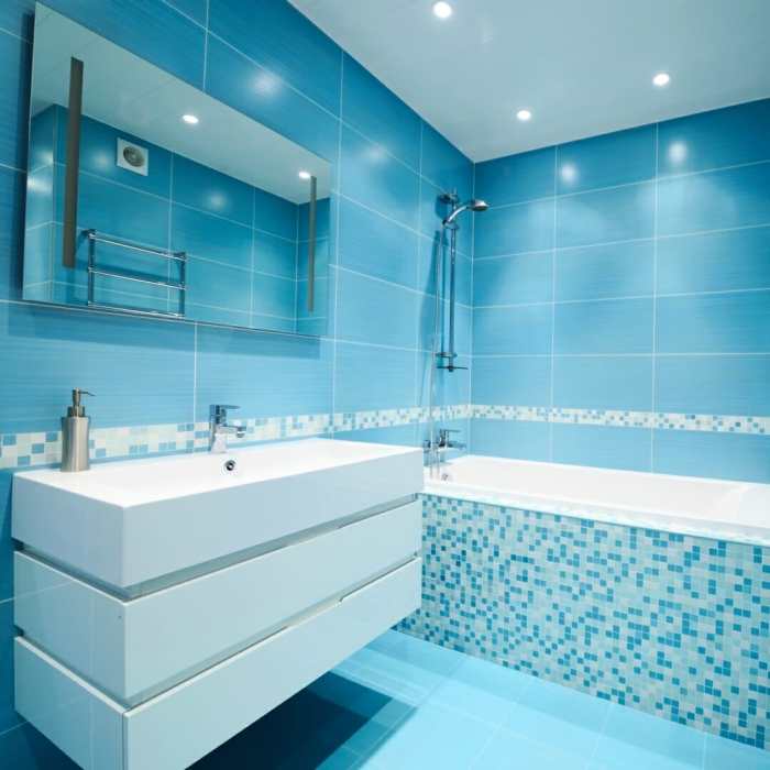 Blue bathroom decor ideas