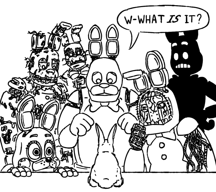 Fnaf coloring pages printable