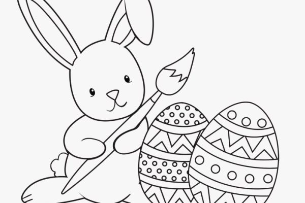 Easter coloring pages kids