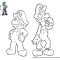 Coloring Pages of Mario and Luigi A Colorful Adventure