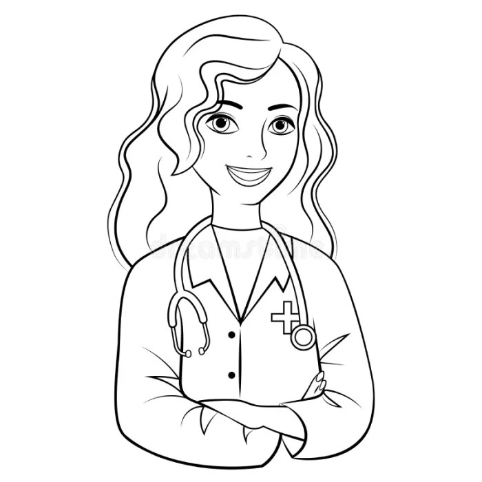 Doctor coloring pages