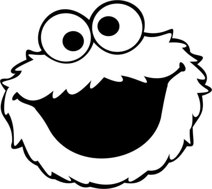 Cookie monster coloring pages