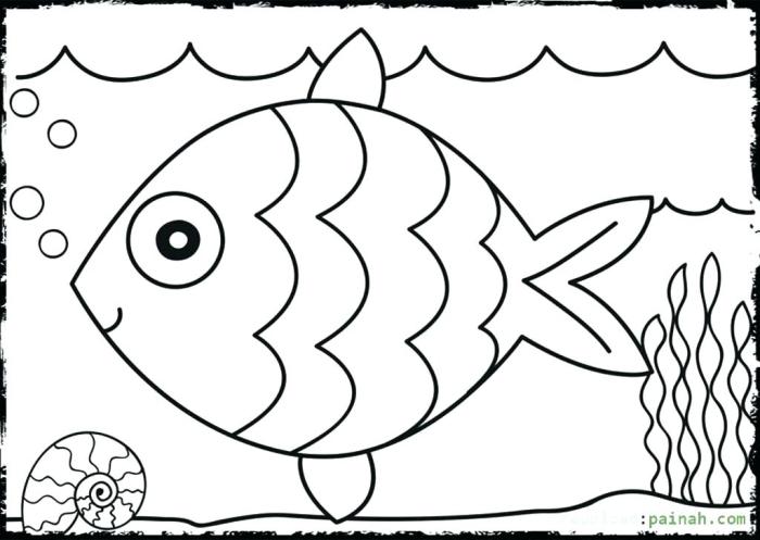 Simple kids coloring pages