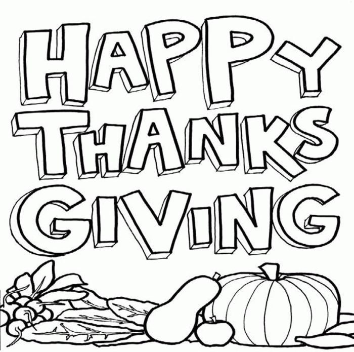 Thanksgiving coloring pages for free printable