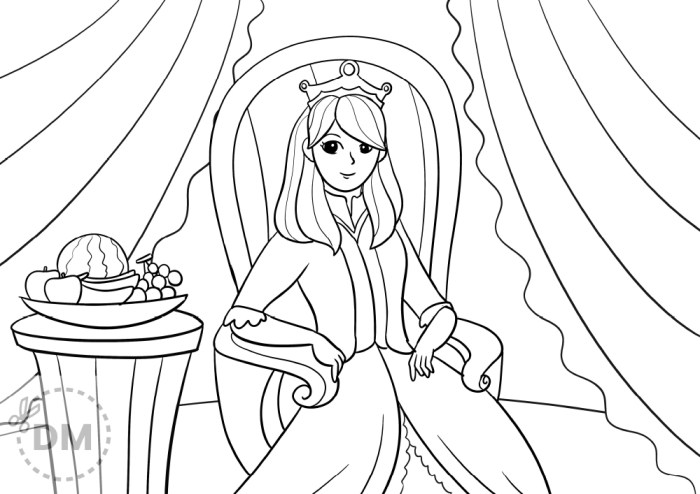 Free princess coloring pages for 10 year olds