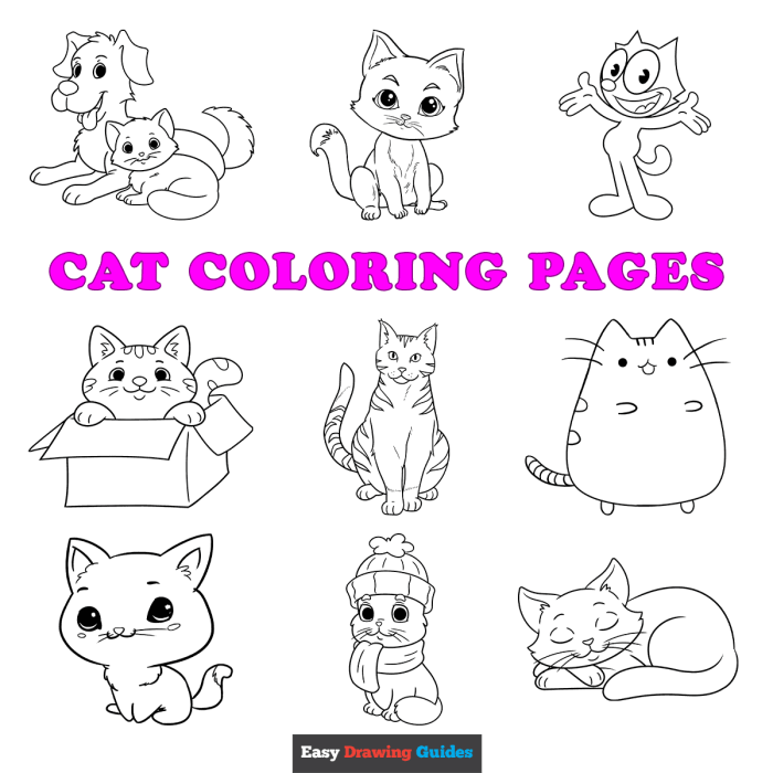 Kawaii dj cat coloring pages