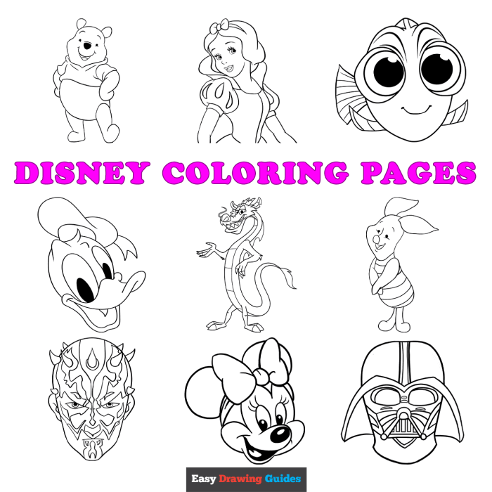 Disney color pages