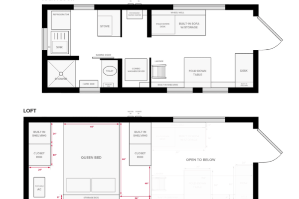 Tiny house layout design