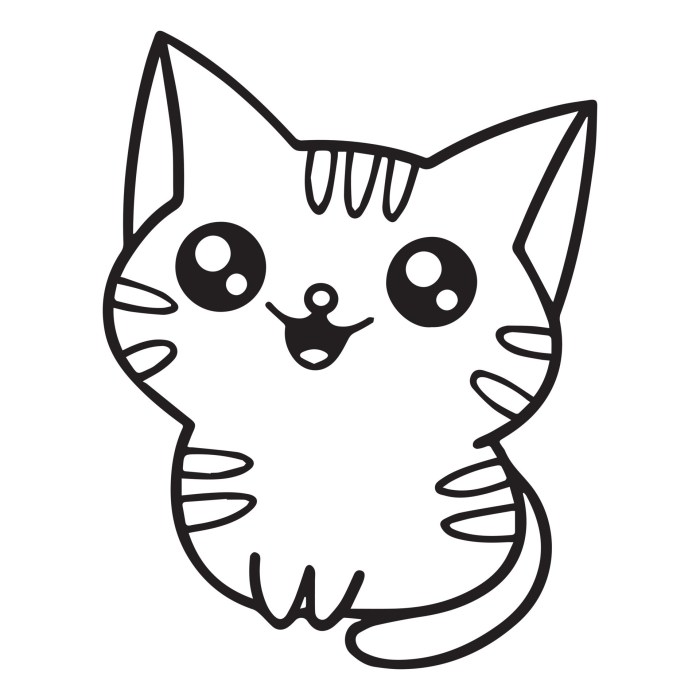 Coloring pages of kittens