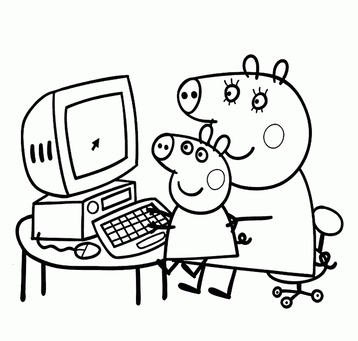 Coloring pages peppa