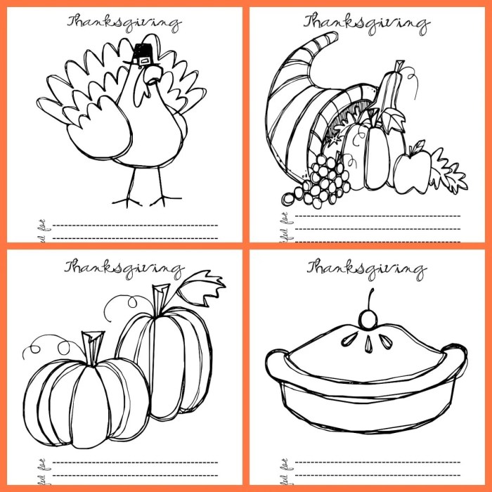 Printable coloring pages thanksgiving