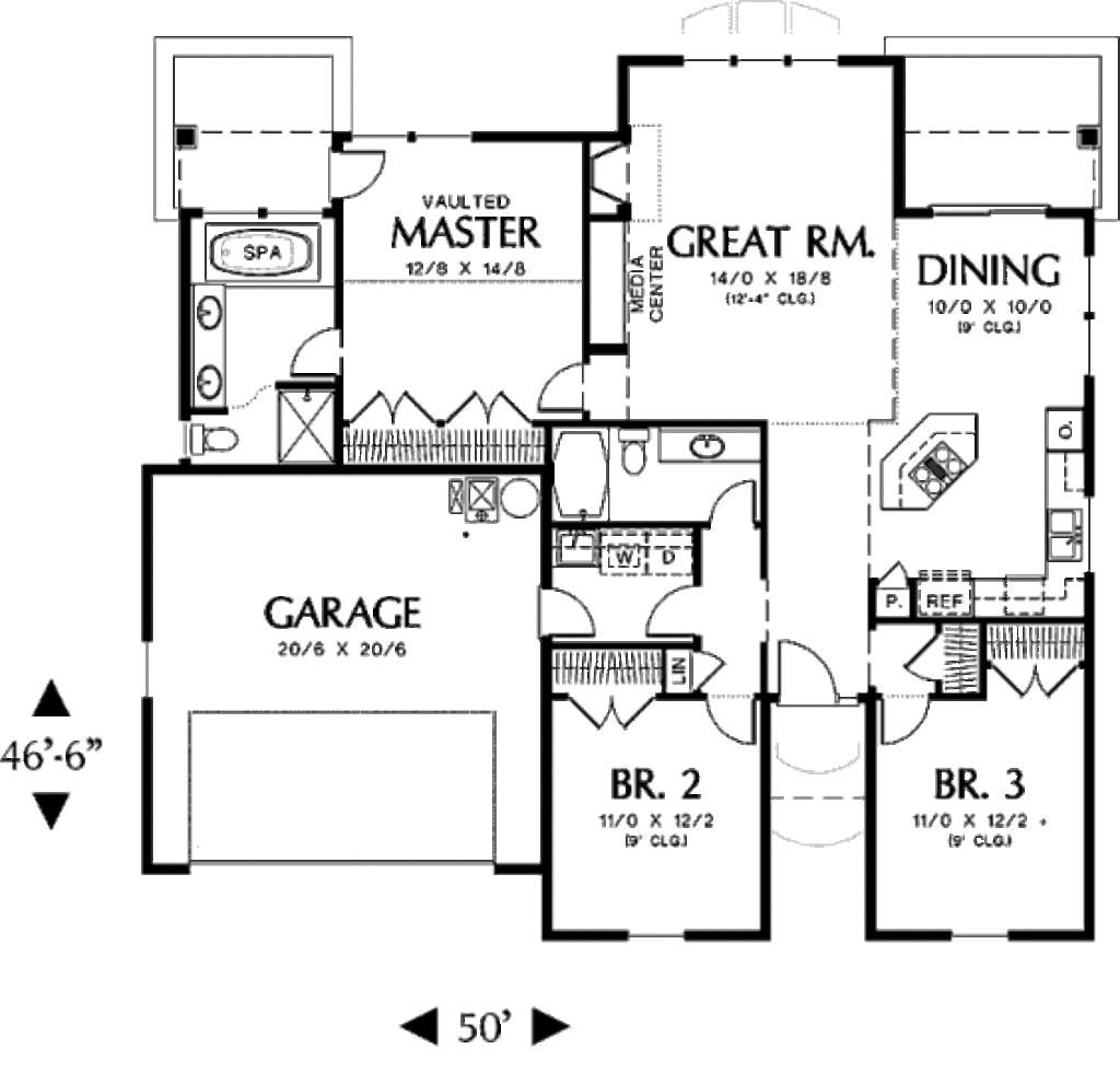 House design for 1500 square feet