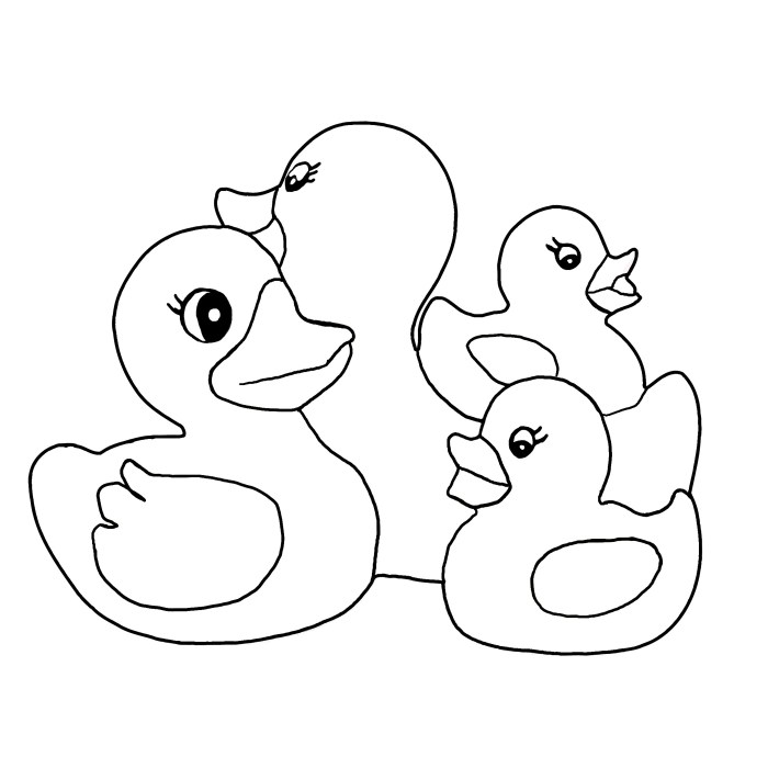 Ducks coloring pages luci]fer