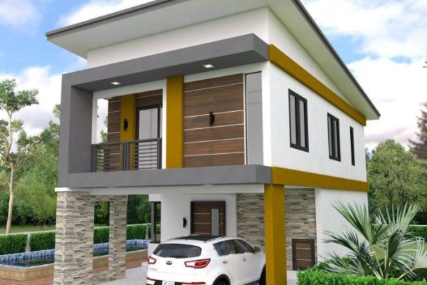 2 storey 3 bedroom house design