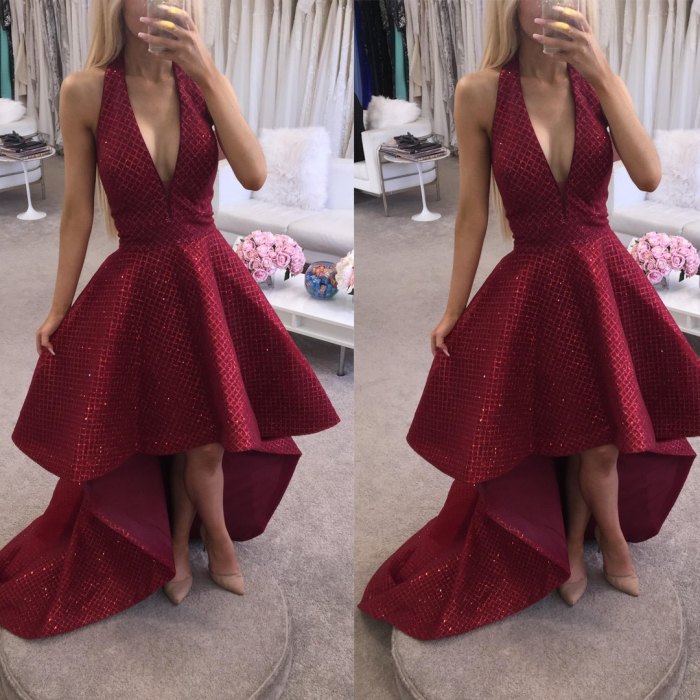 Red dresses for a wedding guest