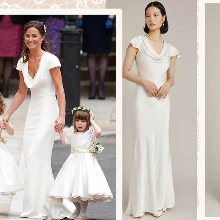 Pippa middleton dress mcqueen alexander sister mariage popsugar hussein samir partager