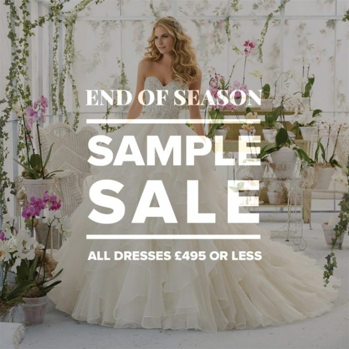 Sample sale wedding dresses online