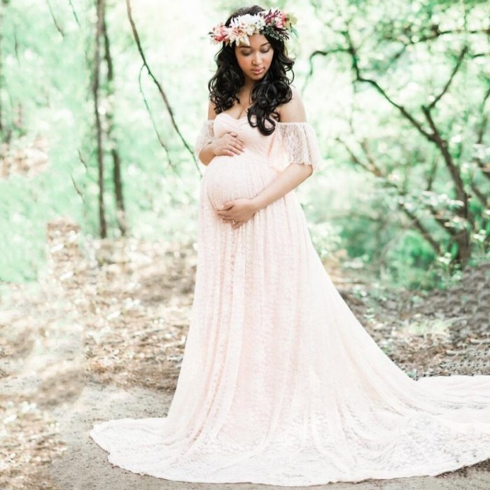 Wedding dress 6 months pregnant