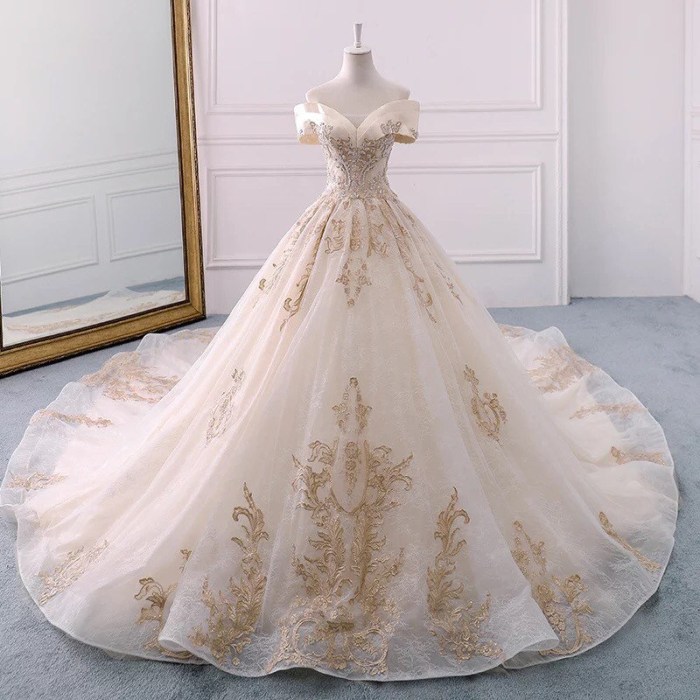 Plus size ballgown wedding dress