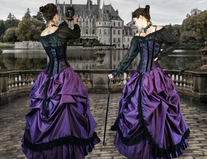 Vintage gothic wedding dresses