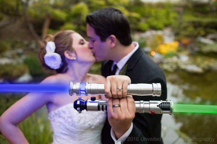 Star wars themed wedding dresses