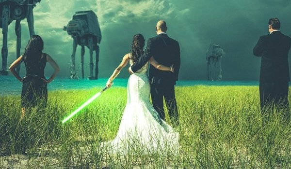 Star wars themed wedding dresses